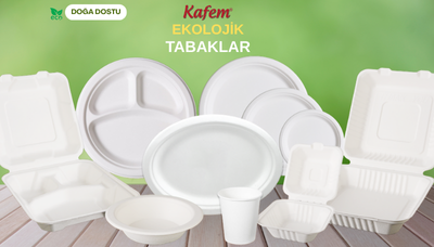 Kafem Ekolojik Kâğıt Tabaklar | Doğa Dostu, Pratik ve Şık Sunumlar