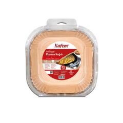 Kafem Airfryer Pişirme Kağıdı Kare 16cm 25 li x 20 Paket (Koli)
