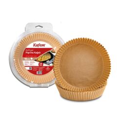 Kafem Airfryer Pişirme Kağıdı Yuvarlak 16cm 25 li x 5 Paket
