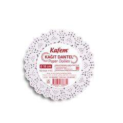 Kafem Dantel Kağıt 18 cm 100 Adet