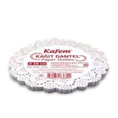 Kafem Dantel Kağıt 28 cm 100 Adet