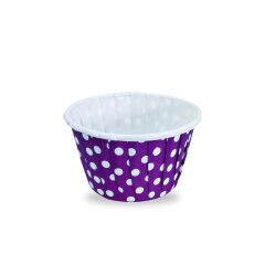 Kafem Mor Puantiyeli Muffin Kek Kapsülü 50li X 30 Paket (Koli) - K03