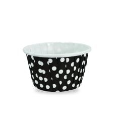 Kafem Siyah Puantiyeli Muffin Kek Kapsülü 50li - K05