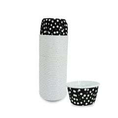 Kafem Siyah Puantiyeli Muffin Kek Kapsülü 50li X 5 Paket - K05