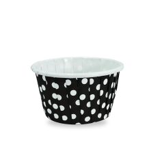 Kafem Siyah Puantiyeli Muffin Kek Kapsülü 50li X 5 Paket - K05