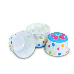 Kafem Kelebekli Muffin Kek Kapsülü 50li X 5 Paket - K06