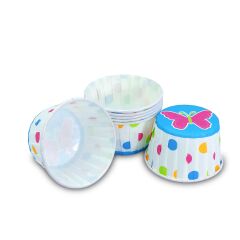 Kafem Kelebekli Muffin Kek Kapsülü 50li X 5 Paket - K06