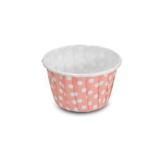 Kafem Pembe Puantiyeli Muffin Kek Kapsülü 50li X 30 Paket (Koli) - K16