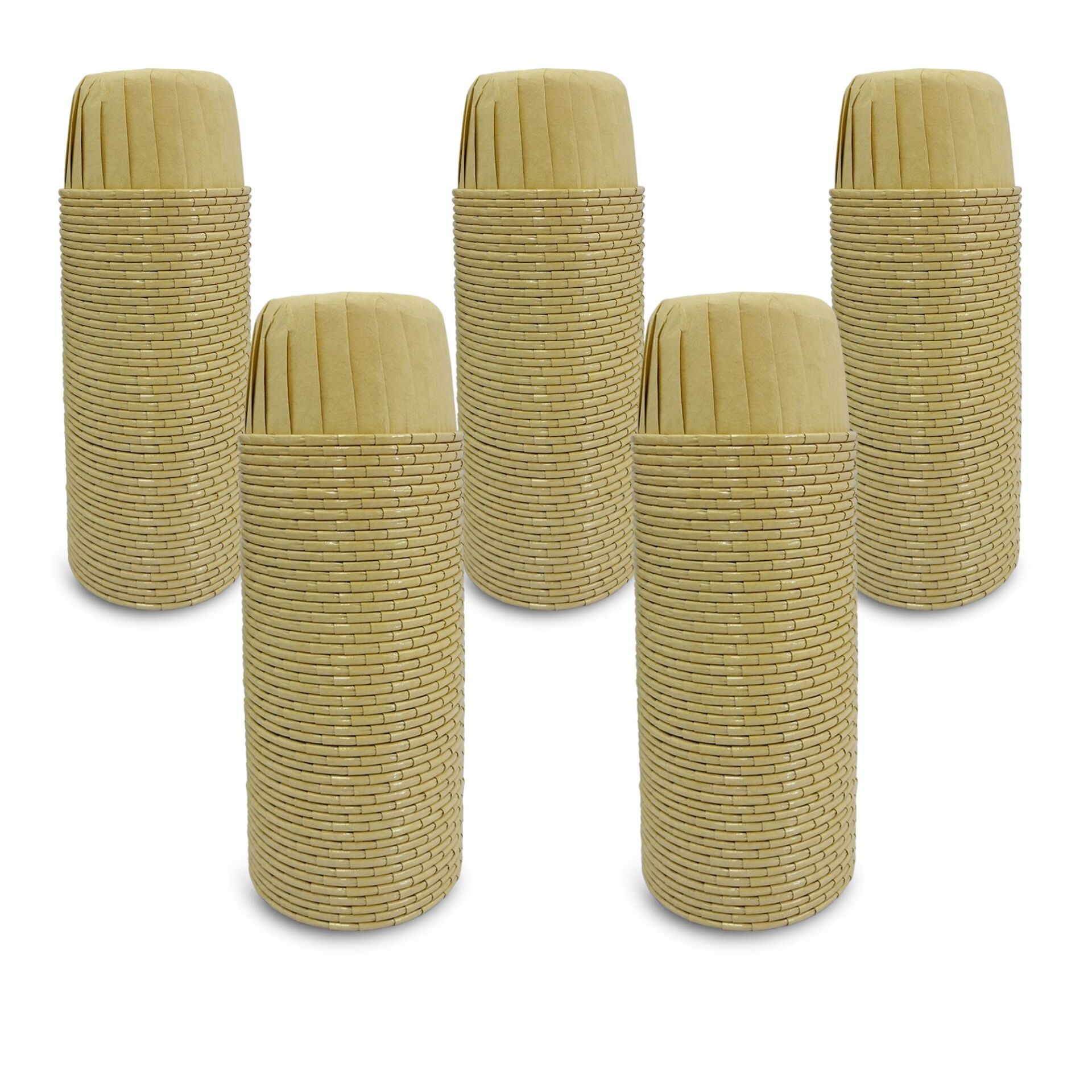 Kafem Kağıt Muffin Kek Kapsülü Kraft 50li X 5 Paket - K17