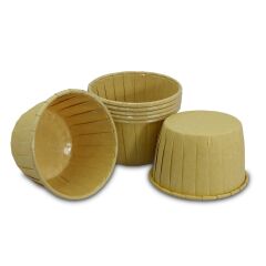 Kafem Kağıt Muffin Kek Kapsülü Kraft 50li X 30 Paket (Koli) - K17