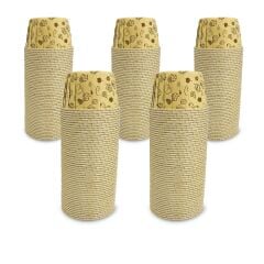 Kafem Kağıt Muffin Kek Kapsülü Desenli Kraft 50li X 5 Paket - K18