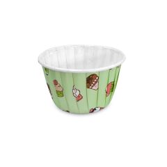 Kafem Muffin Kek Kapsülü Mint Dondurma Desenli 50li X 30 Paket (Koli) - K21