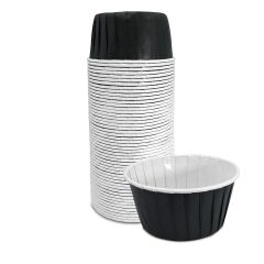 Kafem Muffin Kek Kapsülü Siyah Büyük Boy 50li X 30 Paket (Koli) - K27