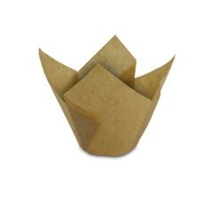 Kafem Muffin Kek Kapsülü Kalın Tulip Kraft 50li - K31