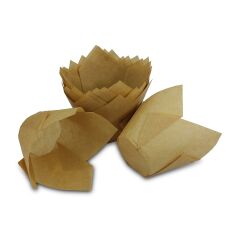 Kafem Muffin Kek Kapsülü Kalın Tulip Kraft 50li - K31