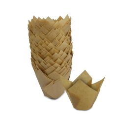 Kafem Muffin Kek Kapsülü Kalın Tulip Kraft 50li X 25 Paket (Koli) - K31