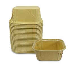 Kafem Muffin Kek Kapsülü Kare Kraft 50li X 30 Paket (Koli) - K34