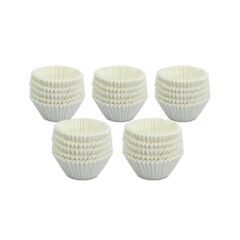 Kafem Muffin Kek Kapsülü Beyaz Küçük Boy No:1 100lü X 5 Paket - K41