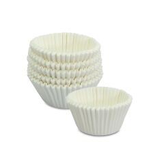Kafem Muffin Kek Kapsülü Beyaz Küçük Boy No:1 100lü X 5 Paket - K41