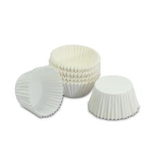 Kafem Muffin Kek Kapsülü Beyaz Küçük Boy No:1 100lü X 50 Paket (Koli) - K41