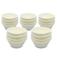 Kafem Muffin Kek Kapsülü Beyaz Büyük Boy No:2 100lü X 5 Paket - K42