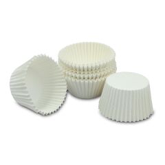 Kafem Muffin Kek Kapsülü Beyaz Büyük Boy No:2 100lü X 5 Paket - K42