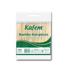 Kafem Bambu Tahta Karıştırıcı 11cm Poşetli 400lü X 5 Paket