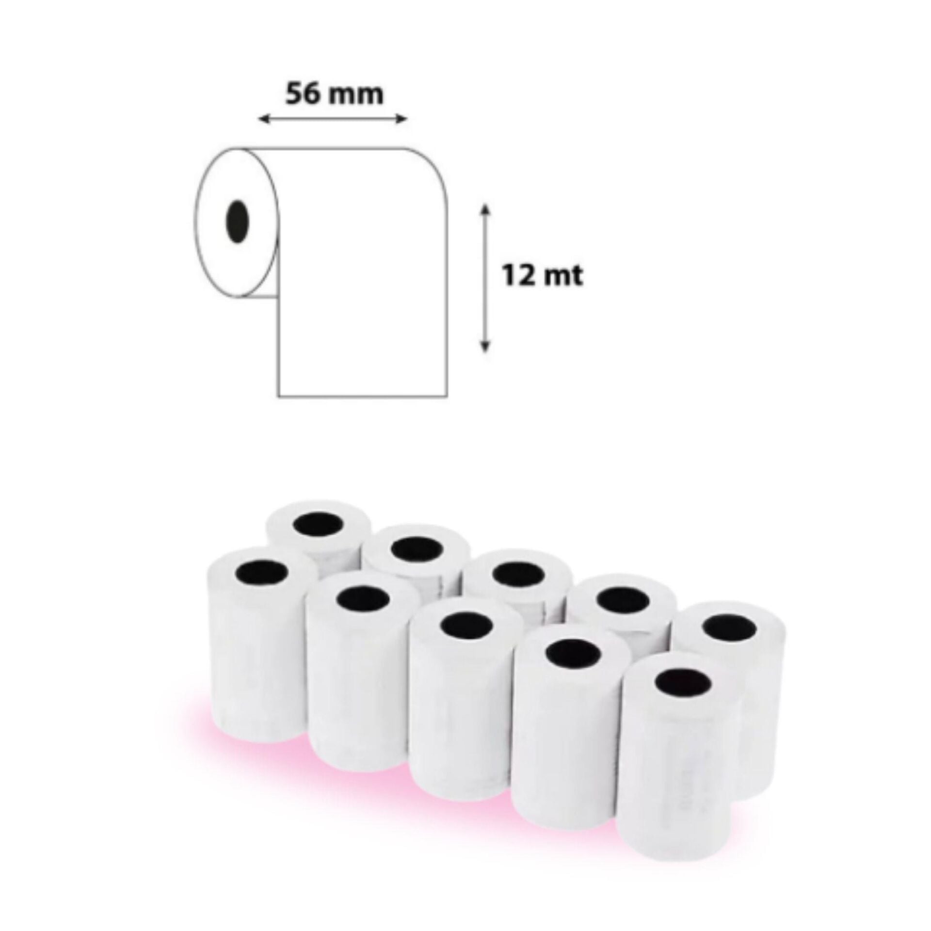 Pos Rulosu 56x12 10lu 1 Paket