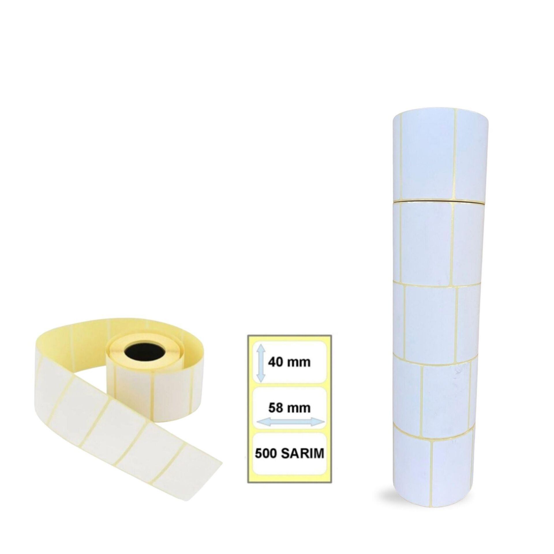 Terazi Etiketi 58x40 5lİ 1 Paket