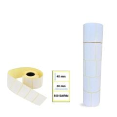 Terazi Etiketi 58x40 5lİ 1 Paket
