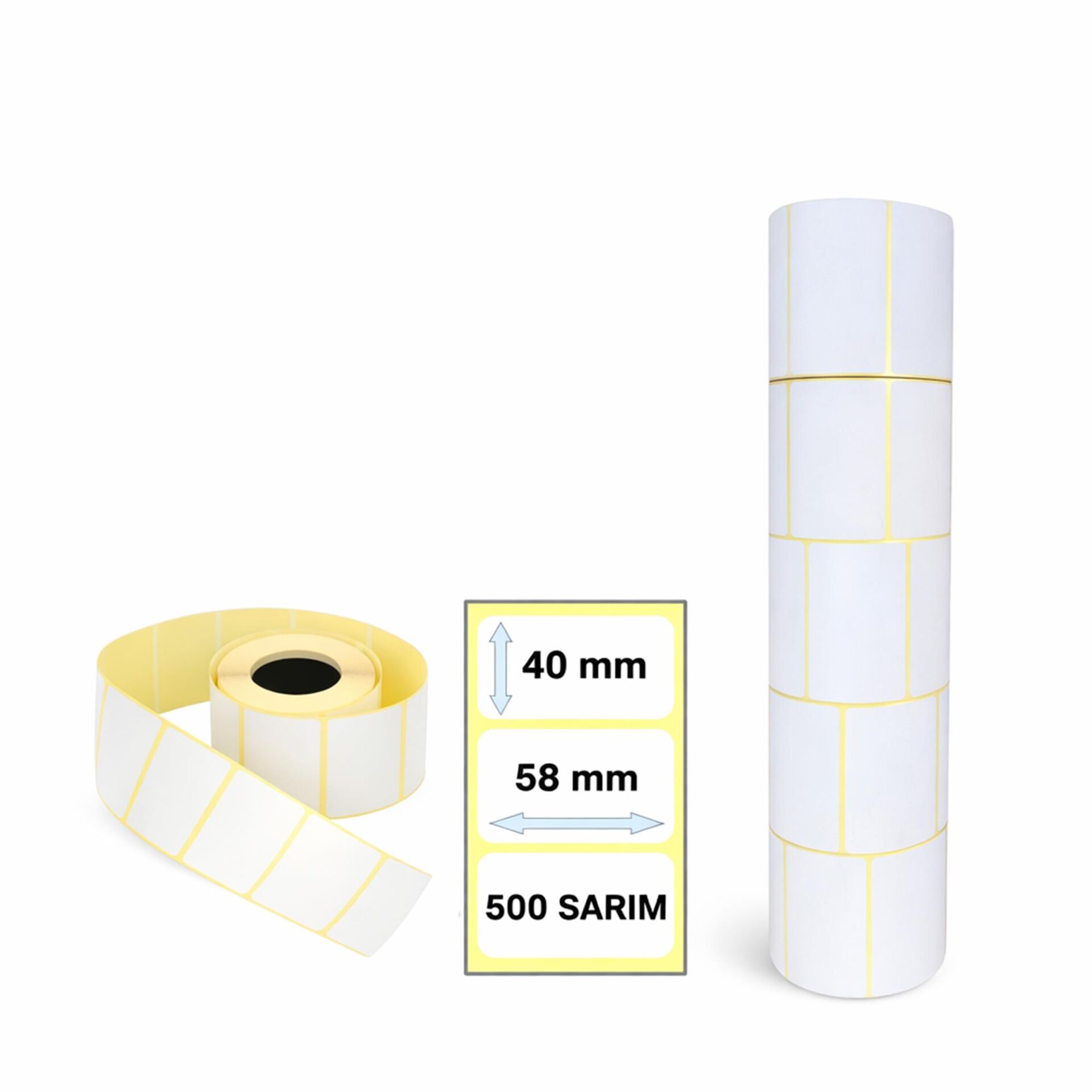 Terazi Etiketi 58x40 5lİ 1 Paket