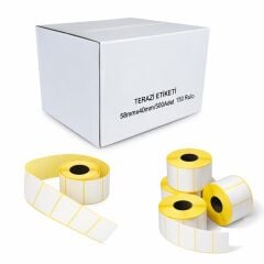 Terazi Etiketi 58x40 5lİ 30 PAKET (Koli)