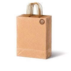 Kraft Çanta Kahverengi 18x24cm 25li x 10 Paket (Koli)