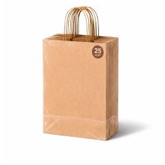 Kraft Çanta Kahverengi 31x41cm 25li x 5 Paket