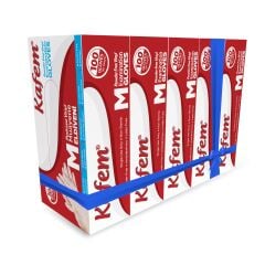 Kafem Beyaz Vinil Eldiveni Pudrasız (S) 100 Adet x 5 Paket