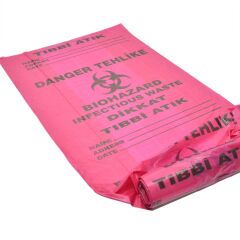 Tıbbı Atık Çöp Poşeti 80x110 cm Jumbo 100 Adet 6 Kg - Kafem