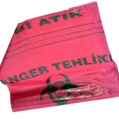 Tıbbı Atık Çöp Poşeti 80x110 cm Jumbo 100 Adet 6 Kg - Kafem