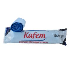 Battal Boy Çöp Poşeti 75 X 90 cm  Koli İçi 500 Adet - Kafem