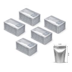 Doypak Şeffaf Metalize 13x22 cm 100 lü 5 Paket