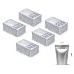 Doypak Şeffaf Metalize 20x30 cm 100 lü 5 Paket