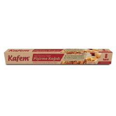 Kafem Yağlı Pişirme Kağıdı Doğal 37x42cm 8 Yaprak X 6 Adet