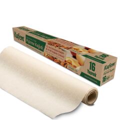 Kafem Yağlı Pişirme Kağıdı Doğal 37x42cm 16 Yaprak X 6 Adet
