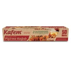 Kafem Yağlı Pişirme Kağıdı Doğal 37cm x 50m x 4 Adet
