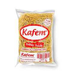 180 X 3 mm Kafem Ambalaj Lastiği 30 Paket X 1000 Gram (Koli)
