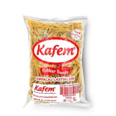 180 X 5 mm Kafem Ambalaj Lastiği 30 Paket X 1000 Gram (Koli)