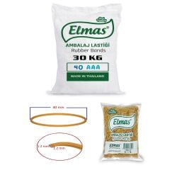 Elmas Ambalaj Lastiği 40 mm 30 Paket X 1000 Gram (Koli)