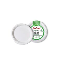 Kafem Ekolojik Karton Tabak 16 cm 25 li X 40 Paket (Koli)