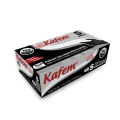 Kafem Siyah Çok Amaçlı Nitril Muayene Eldiveni S Beden 100 Lü X 20 Paket (Koli)