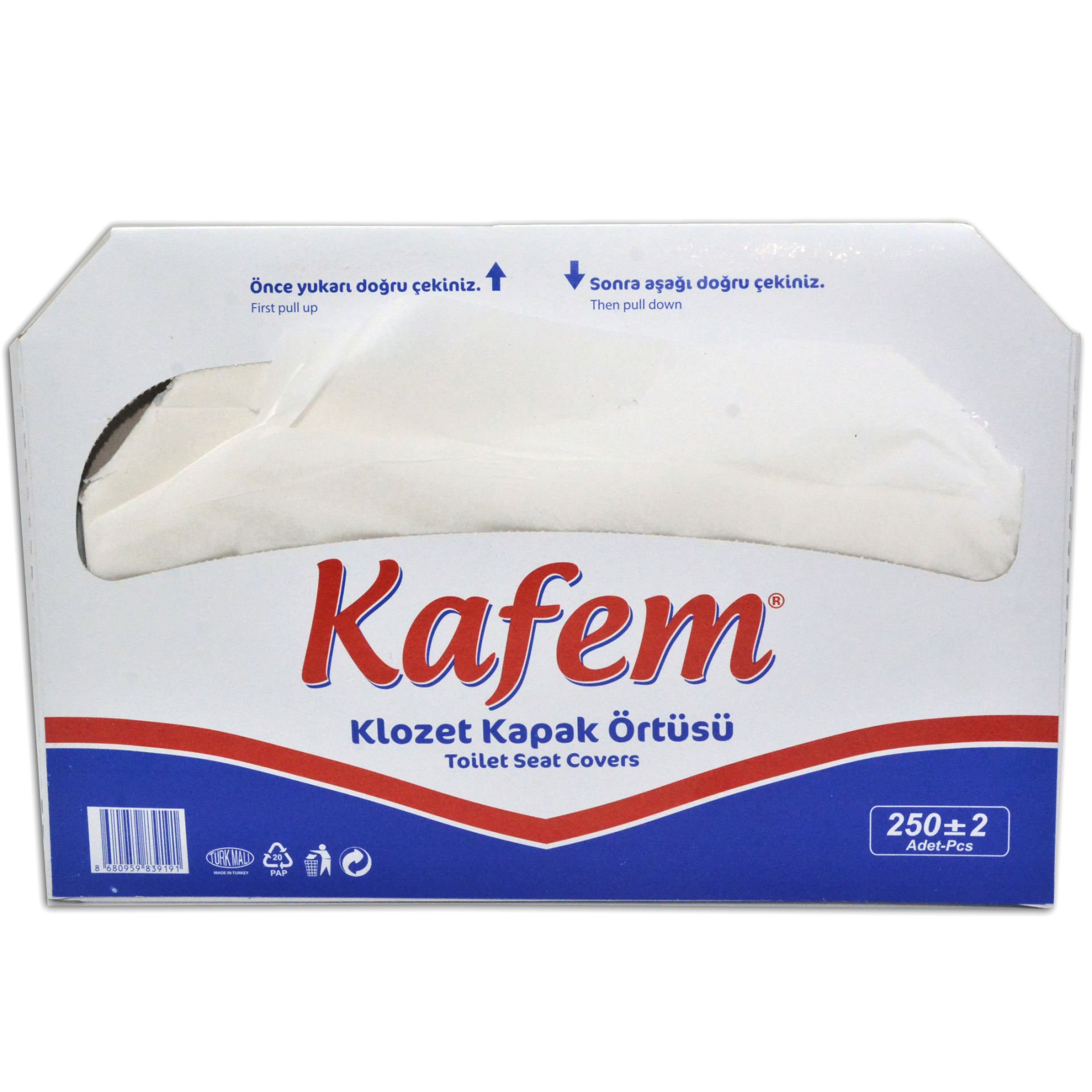 Klozet Kapak Örtüsü Kafem 250 Adet
