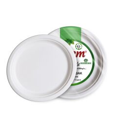 Kafem Ekolojik Karton Tabak 26 cm 25 Adet